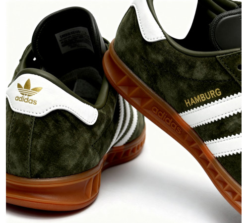 Кроссовки Adidas Hamburg Green White