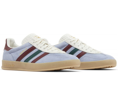 Кроссовки Adidas Gazelle Blue Dawn Burgundy