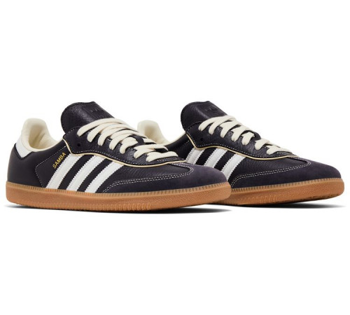 Кроссовки Adidas Samba OG Aura Black Cream