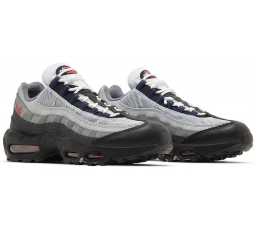 Кроссовки Nike Air Max 95 Smoke Grey Track Red