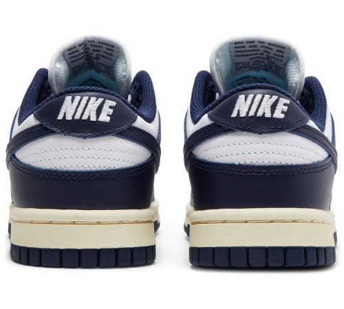 Кроссовки Nike Dunk Low White Vintage Navy