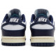 Кроссовки Nike Dunk Low White Vintage Navy