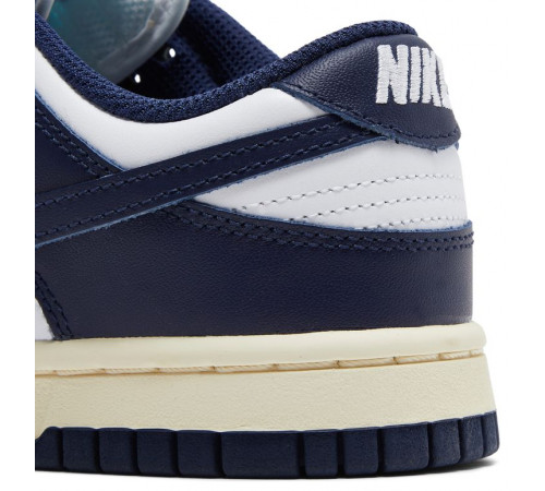 Кроссовки Nike Dunk Low White Vintage Navy