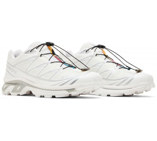 Кроссовки Salomon XT-6 Gore-Tex серебристо-белые