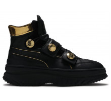 Кроссовки Balmain Straps Jet Golden мужские