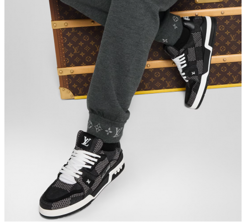 Louis Vuitton Trainer Damier 3D Denim Black