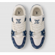 Louis Vuitton Trainer Damier Denim White Blue