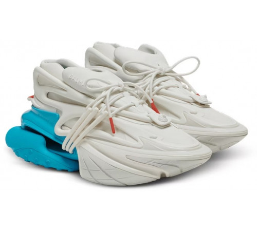 Кроссовки Balmain Unicorn Bleached Teal