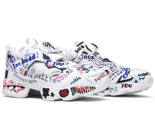 Reebok Instapump Fury Graffiti White