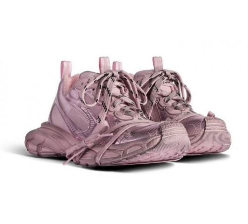 Balenciaga 3XL Mesh-Panel Sneakers Light Pink