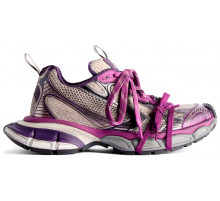 Balenciaga 3XL Mesh-Panel Sneakers Grey Purple