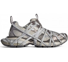 Balenciaga 3XL Extreme Lace Sneaker Worn-Out Brown Grey