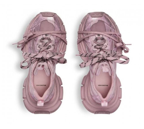 Balenciaga 3XL Mesh-Panel Sneakers Light Pink