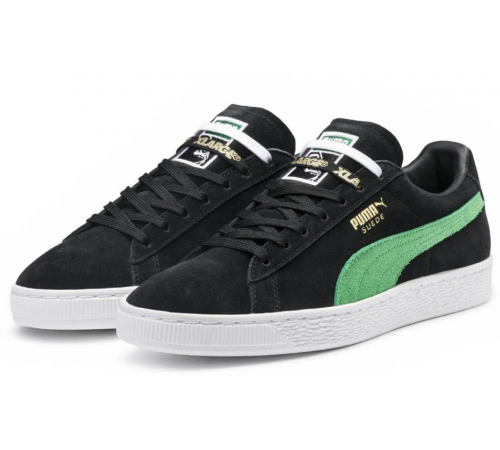 Кроссовки Puma Suede XLARGE Black Kelly Green