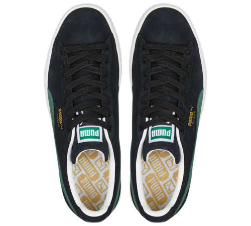 Кроссовки Puma Suede XLARGE Black Kelly Green