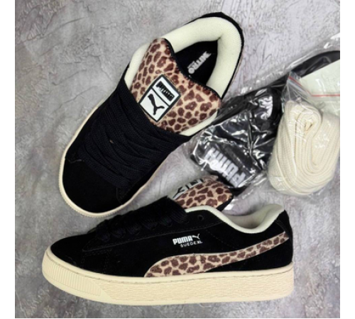 Кроссовки Puma Suede XL Black Leopard Print