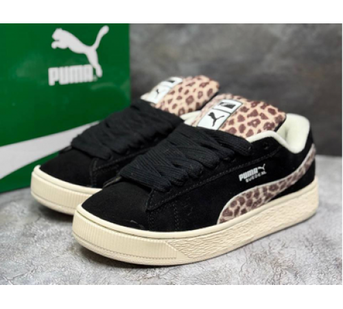 Кроссовки Puma Suede XL Black Leopard Print