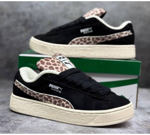 Кроссовки Puma Suede XL Black Leopard Print