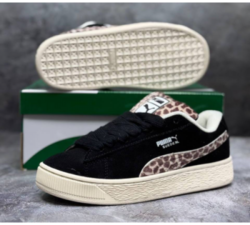 Кроссовки Puma Suede XL Black Leopard Print