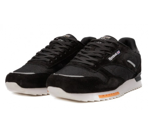 Кроссовки Reebok Classic Suede Ripple черные