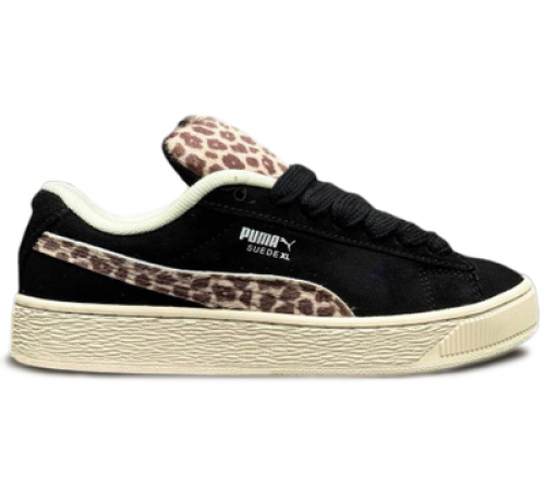 Кроссовки Puma Suede XL Black Leopard Print