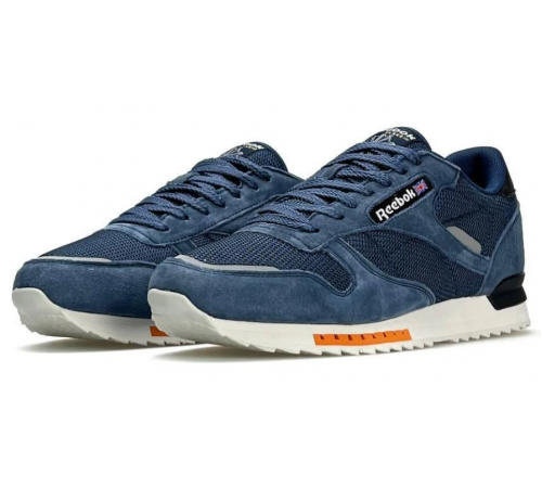 Reebok Classic Suede Ripple Dark Blue темно-синие