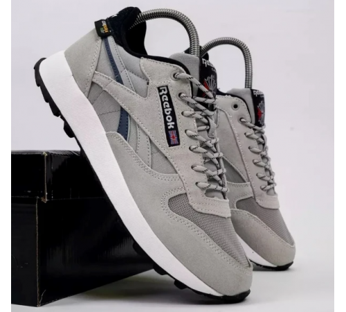 Reebok Classic Suede Cordura Grey Blue серые с синим