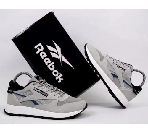 Reebok Classic Suede Cordura Grey Blue серые с синим