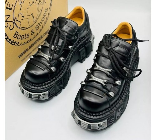 Туфли New Rock M-106-S10 Black Wall Collection