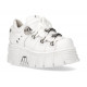 Ботильоны New Rock M-120N-S14 White Metallic Collection