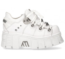 Ботильоны New Rock M-120N-S14 White Metallic Collection