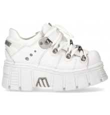 Ботильоны New Rock M-120N-S14 White Metallic Collection