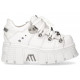 Ботильоны New Rock M-120N-S14 White Metallic Collection