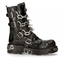Ботинки New Rock M-727-S5 Black Metallic Collection
