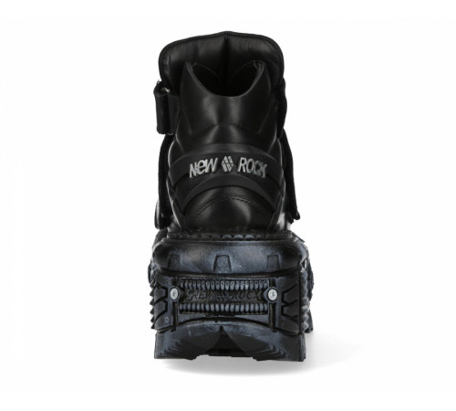 Ботильоны New Rock M-285-C80 Black Metallic Collection