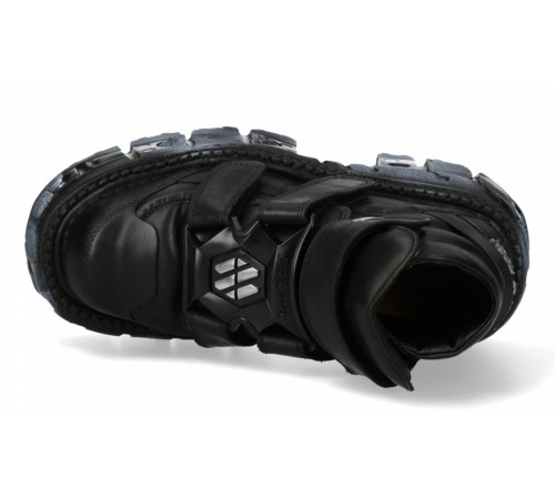 Ботильоны New Rock M-285-C80 Black Metallic Collection