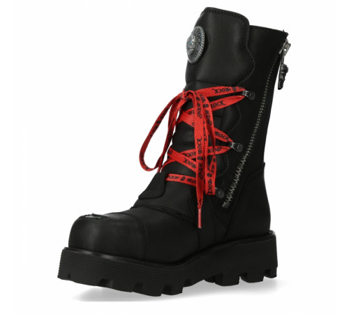 Ботинки New Rock M-373MTL-C1 Black Red Ranger Collection