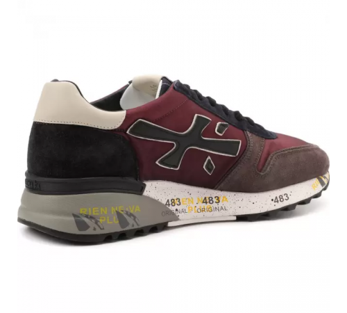Кроссовки Premiata Mick Combined Burgundy