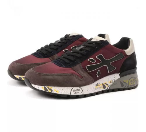 Кроссовки Premiata Mick Combined Burgundy