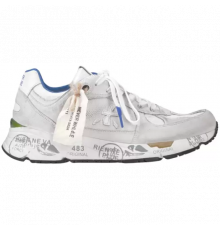 Premiata Mase Mesh светло-серые с синим