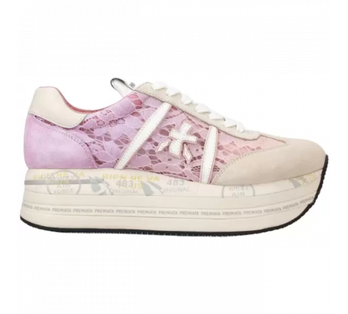 Кроссовки Premiata Beth Lace Light Pink