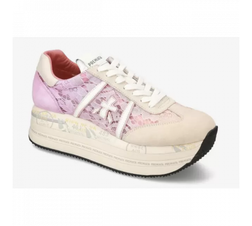 Кроссовки Premiata Beth Lace Light Pink