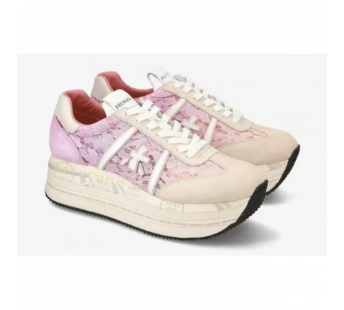 Кроссовки Premiata Beth Lace Light Pink