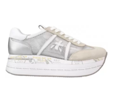 Premiata Beth серебристые с бежевым