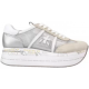 Premiata Beth серебристые с бежевым