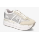 Premiata Beth серебристые с бежевым