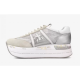 Premiata Beth серебристые с бежевым