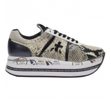 Кроссовки Premiata Beth Grey Python