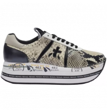 Кроссовки Premiata Beth Grey Python