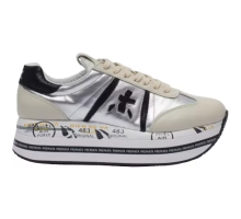 Premiata Beth бежевые с серебристым
